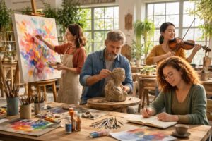 découvrez des activités artistiques enrichissantes qui favorisent la satisfaction personnelle et le bien-être créatif.