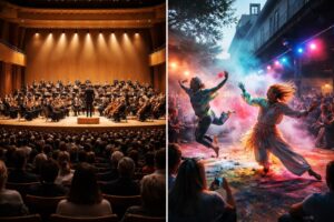 découvrez les différences clés entre un concert et une performance artistique, explorant leurs caractéristiques, contextes et expériences uniques.